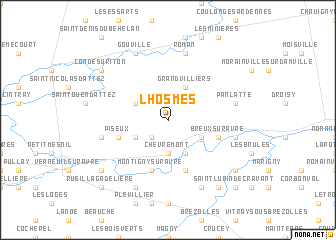 map of LʼHosmes