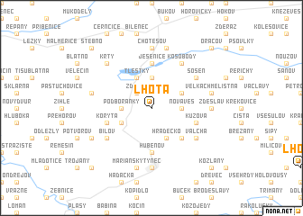 map of Lhota