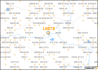 map of Lhota