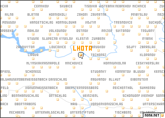 map of Lhota