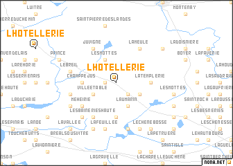 map of LʼHôtellerie