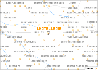 map of LʼHôtellerie