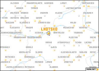 map of Lhotsko