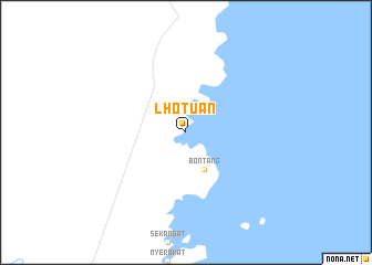 map of Lhotuan