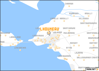 map of LʼHoumeau