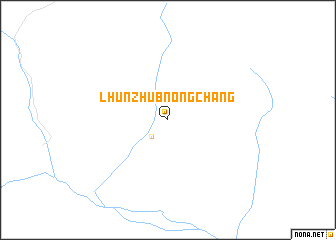 map of Lhünzhub Nongchang