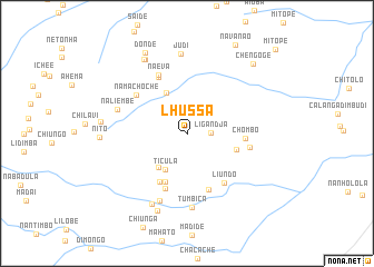 map of Lhussa
