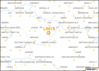 map of Lhuys