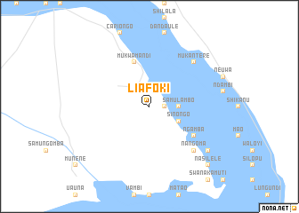 map of Liafoki