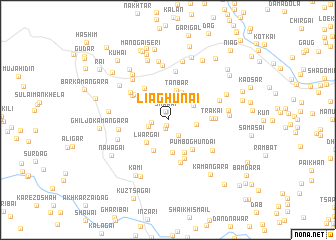 map of Liāghūnai