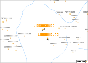 map of Liaguikouro