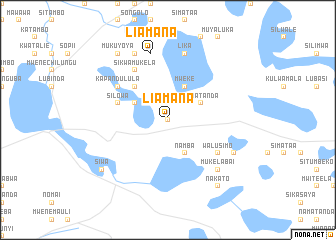 map of Liamana