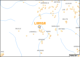 map of Liamida