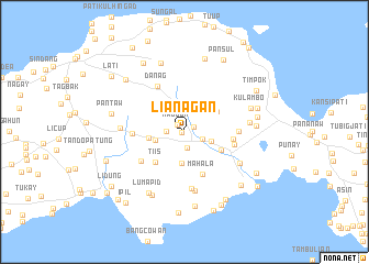 map of Lianagan