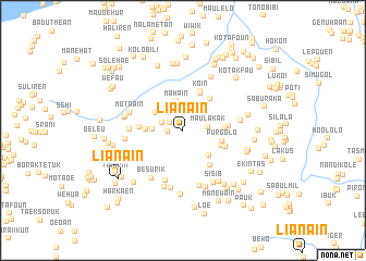 map of Lianain