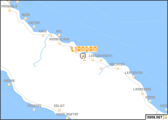 map of Liandan