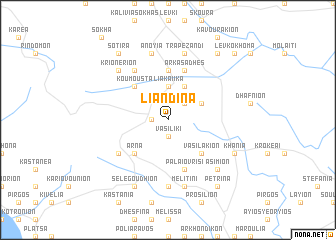 map of Liandína