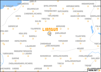 map of Liandun