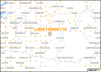 map of Liane Trompette