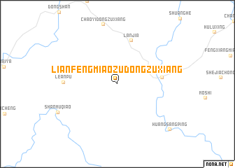 map of Lianfeng Miaozudongzuxiang