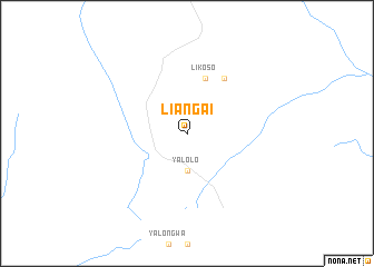 map of Lianga I