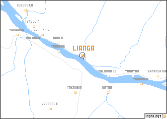 map of Lianga