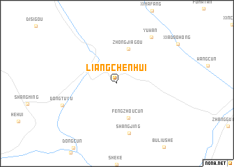 map of Liangchenhui