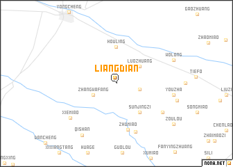 map of Liangdian