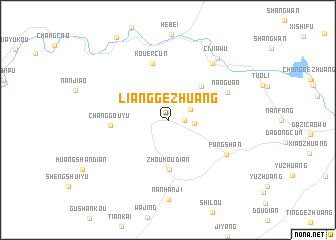 map of Lianggezhuang