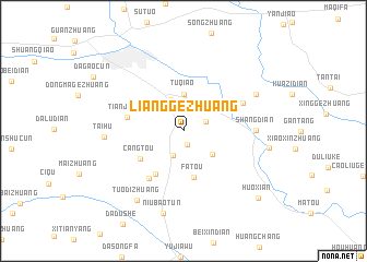 map of Lianggezhuang