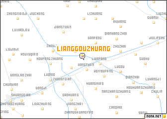 map of Lianggouzhuang