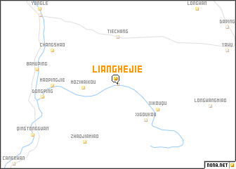 map of Lianghejie