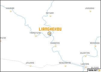 map of Lianghekou