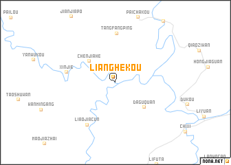 map of Lianghekou