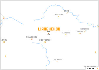 map of Lianghekou