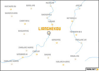 map of Lianghekou