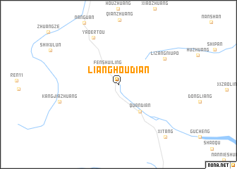 map of Lianghoudian