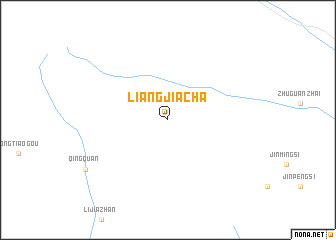 map of Liangjiacha