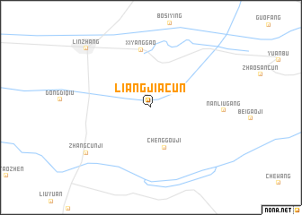 map of Liangjiacun