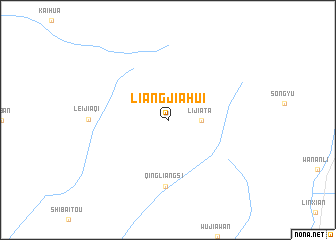 map of Liangjiahui