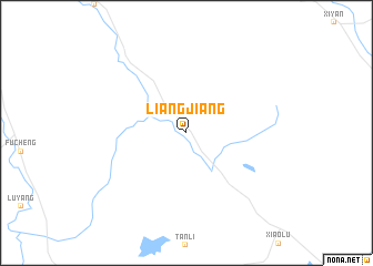 map of Liangjiang