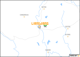 map of Liangjiang