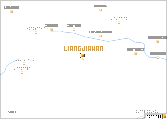 map of Liangjiawan