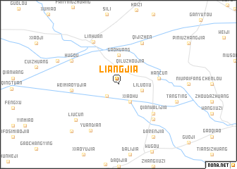 map of Liangjia