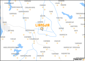 map of Liangjia