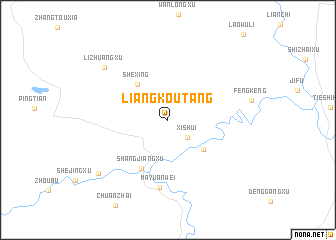 map of Liangkoutang