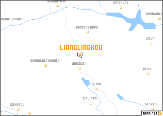 map of Lianglingkou