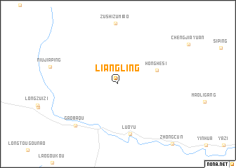 map of Liangling
