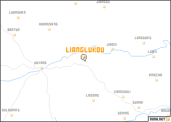 map of Lianglukou