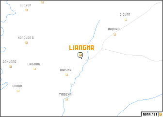 map of Liangma
